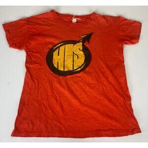 VTG 1972 Roach Studios "His" single stitch band promo music graphic t-shirt